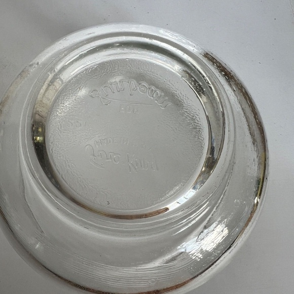 Vintage Clear Fire King Mixing Bowl for Sunbeam Stand Mixer 6.5 dia Holds 2 qts - Picture 6 of 7